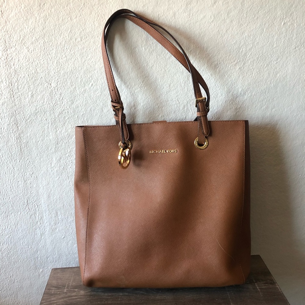 Michael Kors Tall Leather Shoulder Bag